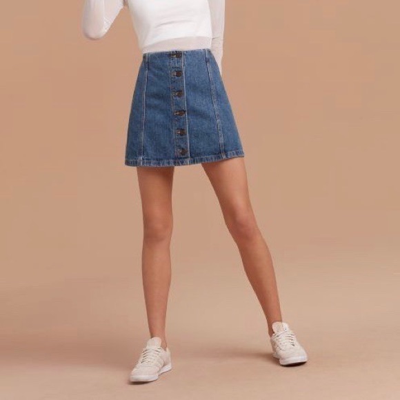 Artizia Wilfred Free Ahrens Jean Skirt - Picture 1 of 4